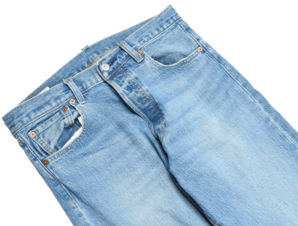 Levis Premium 501 '93 Jeans Mens 33x30 Blue Button-Fly Original Fit Straight Leg
